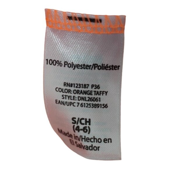 EUC DanSkin Now Womens Racerback Tank Size S Orange Taffy Active SzS - Picture 5 of 6